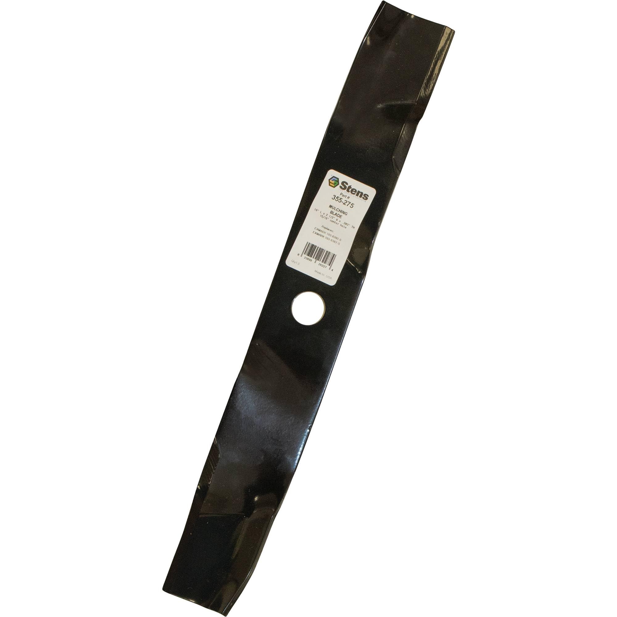 Amazon.com : Stens 355-275 Exmark 103-6392-S Mulching Blade,Black